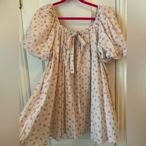 MARBLE Pink Floral Skirt